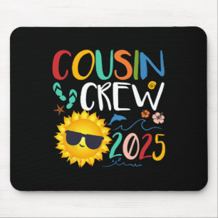 Cousin Crew 2025 Shirt Family Vacation Beach  Mouse Pad