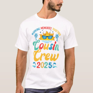 Cousin Crew 2025 Summer Vacation Beach Family Matc T-Shirt