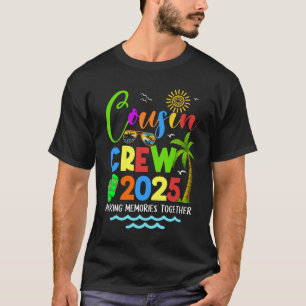 Cousin Crew 2025 Summer Vacation Beach Family Matc T-Shirt