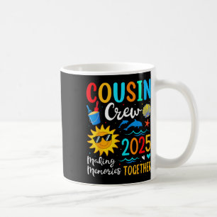 Cousin Crew 2025 Summer Vacation Beach Family Trip Coffee Mug