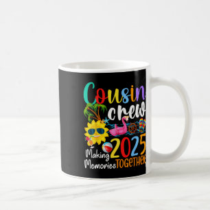Cousin Crew 2025 Summer Vacation Beach Family Trip Coffee Mug