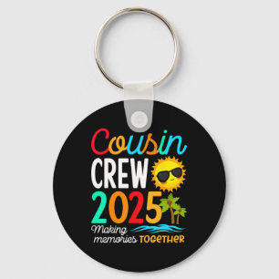Cousin Crew 2025 Summer Vacation Beach Family Trip Key Ring