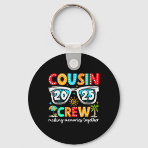 Cousin Crew 2025 Summer Vacation Beach Family Trip Key Ring