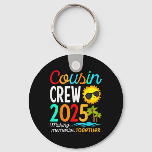 Cousin Crew 2025 Summer Vacation Beach Family Trip Key Ring