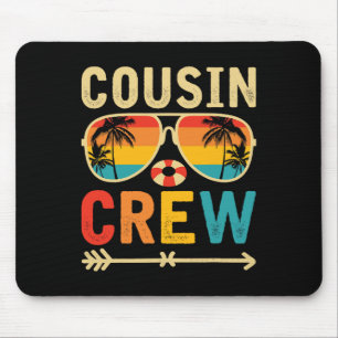Cousin Crew 2025 Summer Vacation Beach Family Trip Mouse Pad