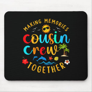 Cousin Crew 2025 Summer Vacation Beach Family Trip Mouse Pad