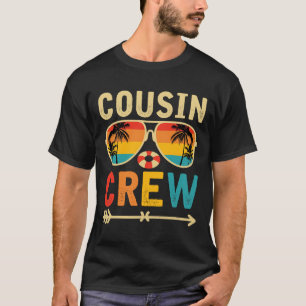 Cousin Crew 2025 Summer Vacation Beach Family Trip T-Shirt