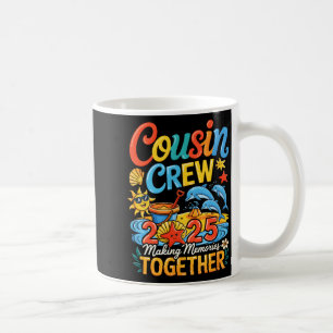 Cousin crew 2025 summer vacation beach making coffee mug