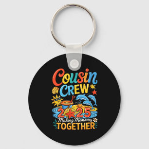 Cousin crew 2025 summer vacation beach making key ring