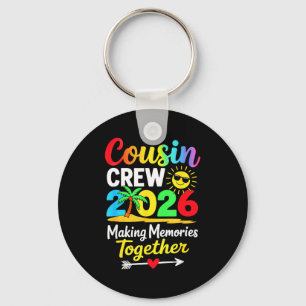 Cousin crew 2026 making memories family matching key ring