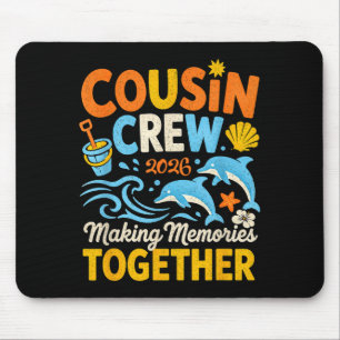 Cousin crew 2026 summer vacation beach family mouse pad