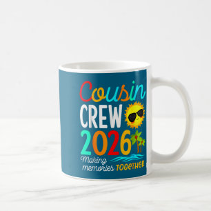 Cousin Crew 2026 Summer Vacation Beach Family Trip Coffee Mug