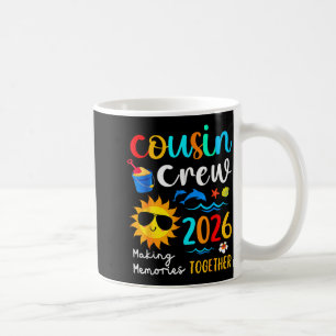 Cousin Crew 2026 Summer Vacation Beach Family Trip Coffee Mug