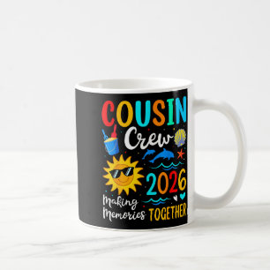 Cousin crew 2026 summer vacation beach family trip coffee mug