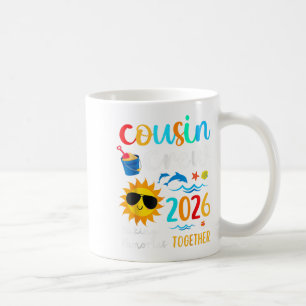 Cousin Crew 2026 Summer Vacation Beach Family Trip Coffee Mug