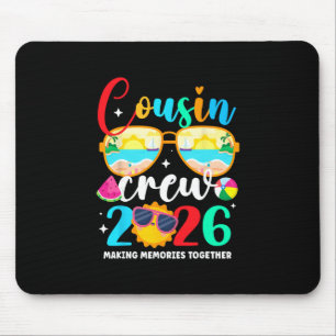 Cousin Crew 2026 Summer Vacation Beach Family Trip Mouse Pad