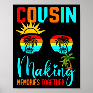 Cousin crew 2026 summer vacation beach family trip poster