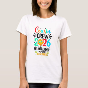 Cousin Crew 2026 Summer Vacation Beach Family Trip T-Shirt