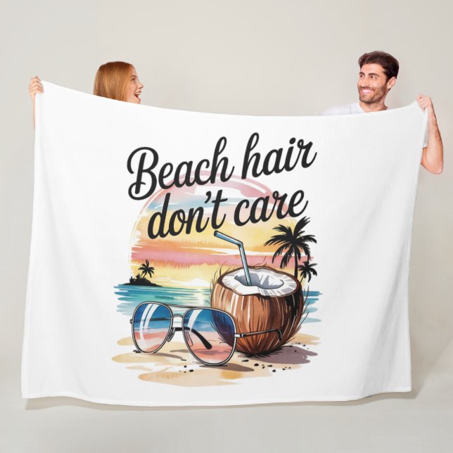 Cousin Crew 2026 Summer Vacation Beach Fleece Blanket (In Situ)