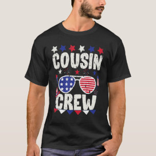 Cousin Crew 4th Of July American Patriotic T-Shirt