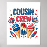 Cousin Crew 4th Of July Ice Cream Patriotic Kids B