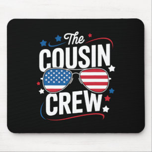 Cousin Crew 4th Of July Matching Family Patriotic Mouse Pad