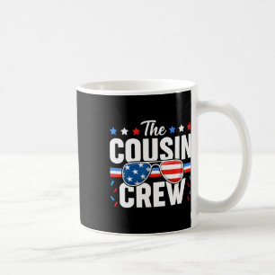 Cousin Crew 4th Of July Patriotic American Family Coffee Mug
