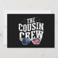 Cousin Crew 4th of July Patriotic American Family 
