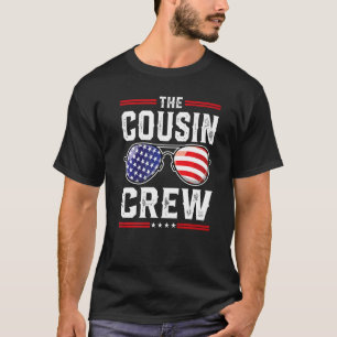 Cousin Crew 4th Of July Patriotic American Family  T-Shirt