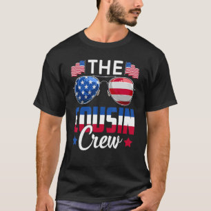 Cousin Crew 4th of July Patriotic American Family T-Shirt