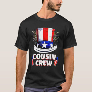 Cousin Crew 4th Of July Patriotic American Family T-Shirt
