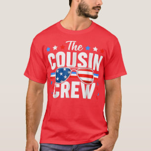Cousin Crew 4th of July Patriotic American Family T-Shirt