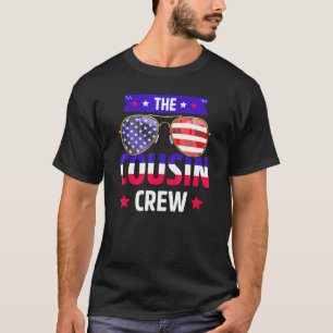 Cousin Crew 4th Of July Patriotic American Family T-Shirt