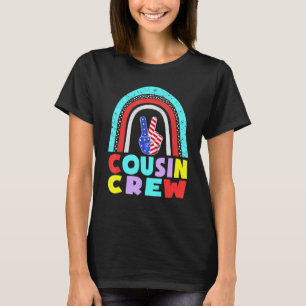 Cousin Crew 4th Of July Patriotic Family Matching  T-Shirt