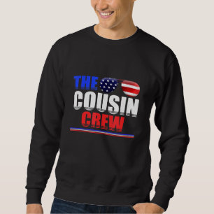 Cousin Crew 4th Of July Usa Patriotic Family Indep Sweatshirt