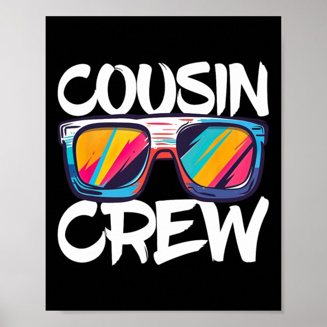 Cousin Crew Adults Kids Matching Cousin Crew  Poster (Front)