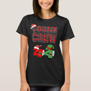 Cousin Crew Buffalo Plaid Quarantine Christmas T-Shirt
