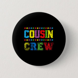 Cousin Crew Building Blocks Master Builder Brick T 6 Cm Round Badge