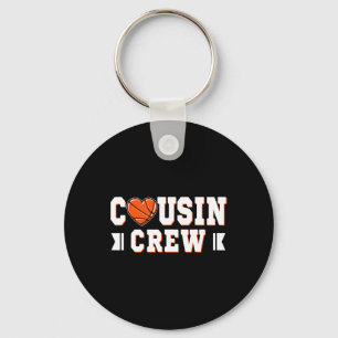 Cousin Crew Bysketbyll Squad Family Birthday Byske Key Ring
