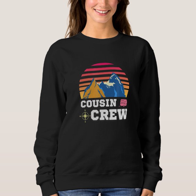 Cousin Crew Camping Adventure Sweatshirt (Front)