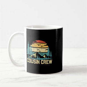 Cousin Crew Camping Friends Summer Family Vacation Coffee Mug