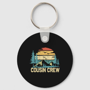 Cousin Crew Camping Friends Summer Family Vacation Key Ring