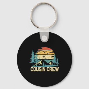 Cousin Crew Camping Friends Summer Family Vacation Key Ring