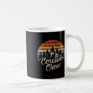 Cousin Crew Camping Outdoor Sunset Summer Camp Coffee Mug