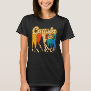 Cousin Crew Camping Outdoor Sunset Summer Camp Tri T-Shirt