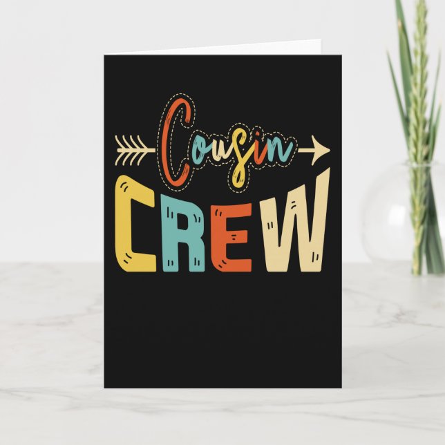 Cousin Crew Card (Front)