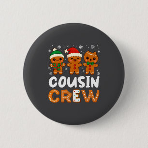 Cousin Crew Christmas 2025 Cookie Kids Boy Girl Fa 6 Cm Round Badge