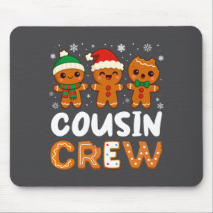 Cousin Crew Christmas 2025 Cookie Kids Boy Girl Fa Mouse Pad