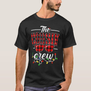 Cousin Crew Christmas Family Matching Santa Elf Xm T-Shirt