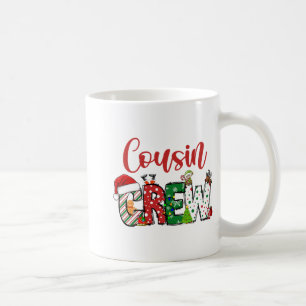 Cousin Crew Christmas Family Pajama Front And Back Coffee Mug